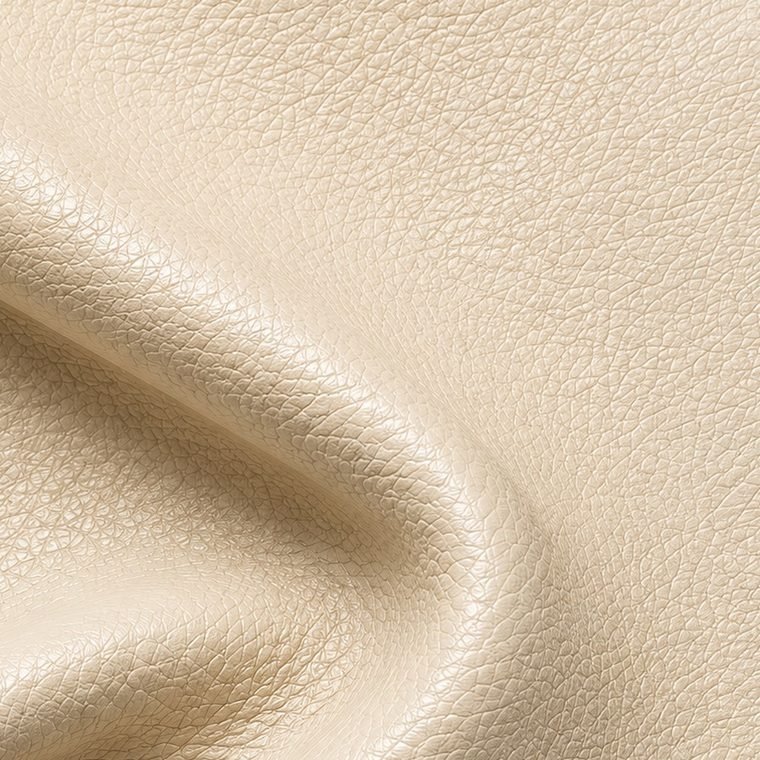 Cream leather swatch